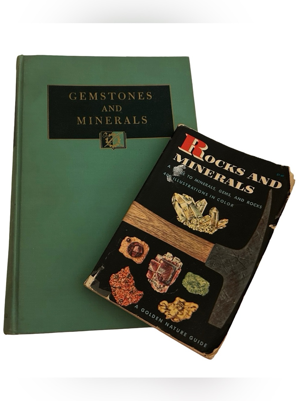 Rocks Gemstones And Minerals Set Of Two Vintage Books.